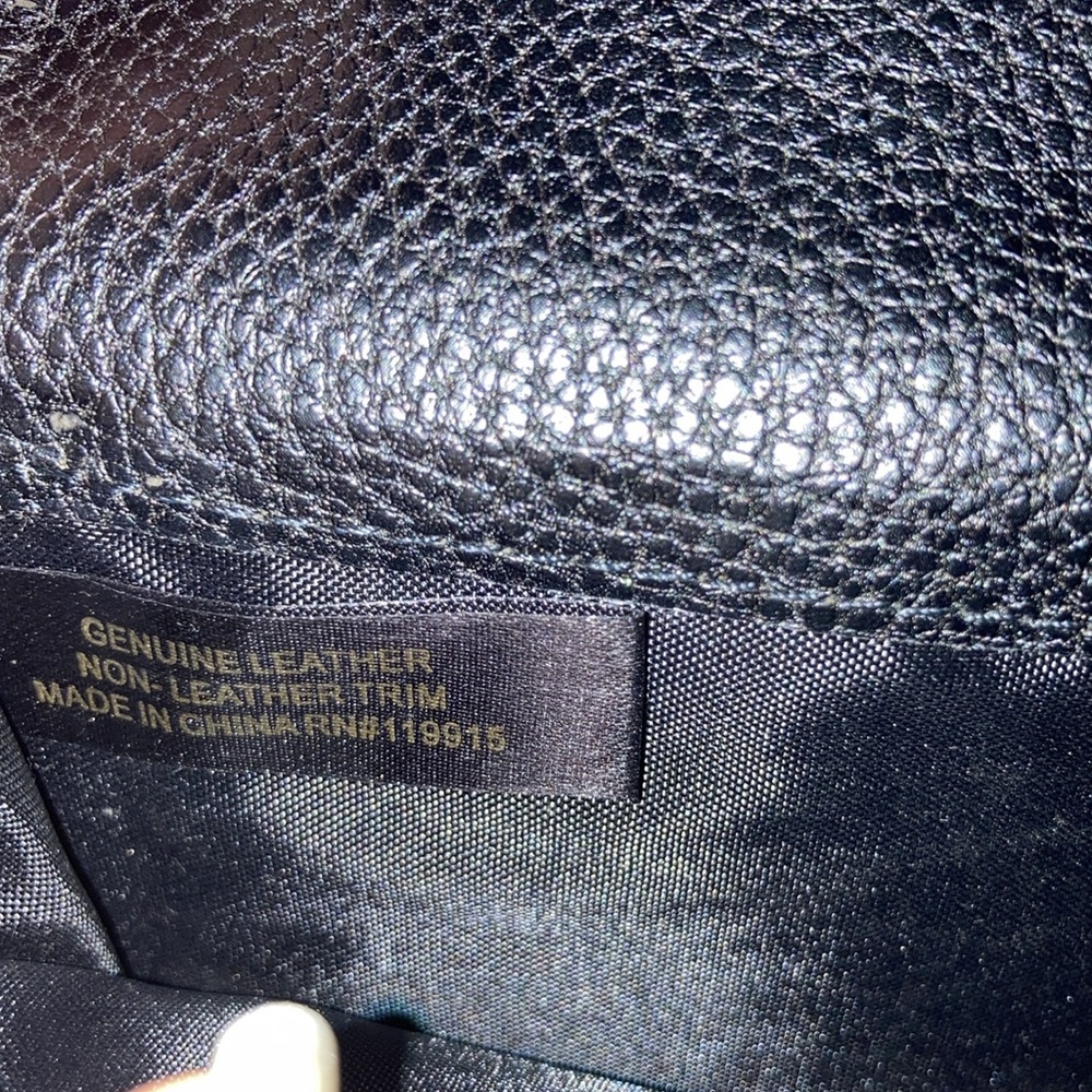 Black leather  GB wallet